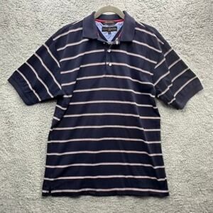 Vintage Tommy Hilfiger Men's Medium Polo 100%‎ Cotton American Flag 4th of July